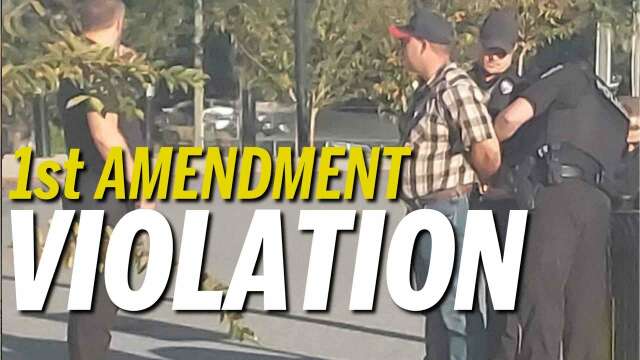 Pro-2A man arrested at DeSantis event