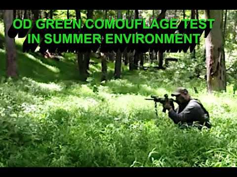 OD GREEN SUMMER CAMOUFLAGE TEST
