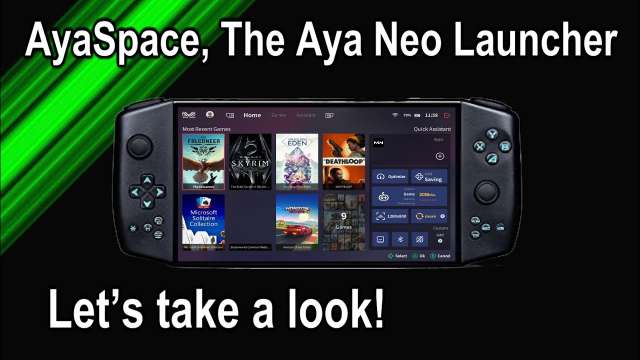 AyaSpace - The Aya Neo Game Launcher Now Available!