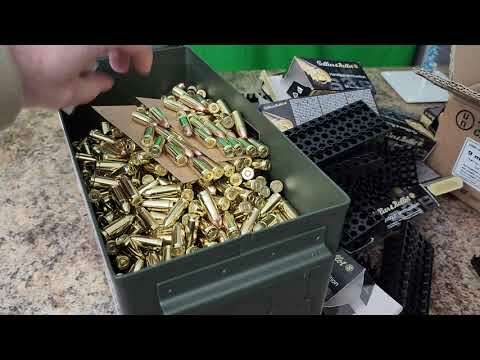 ASMR 9mm ammo unboxing