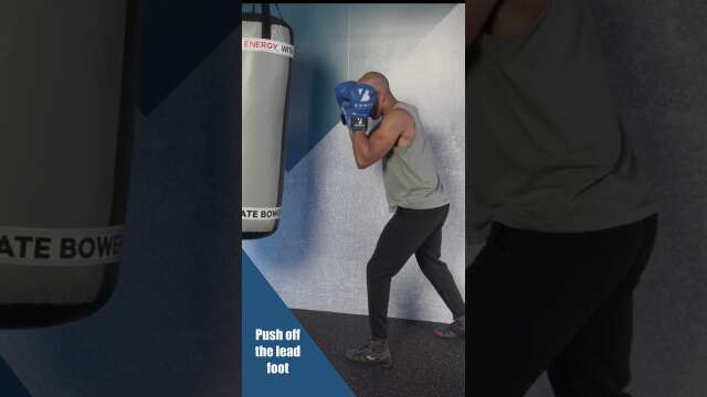 How to throw a jab stepping back #shorts