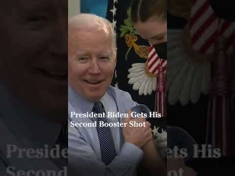 President Joe Biden Gets His Second Booster Shot