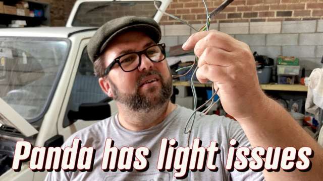 The Panda gets some working lights