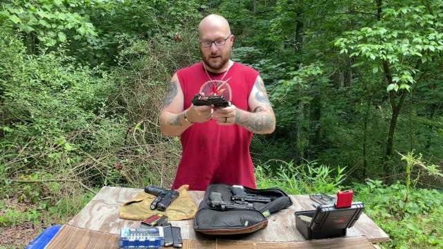 Sig x5, sig comp, glock17, p80