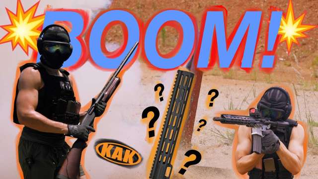 Shooting Handguards With A 12-Gauge!