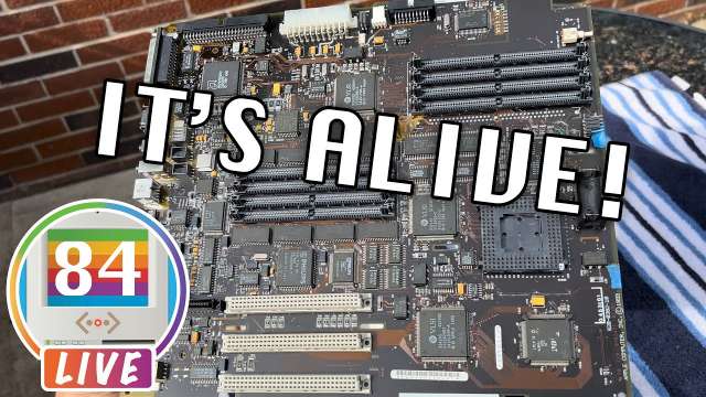 Mac84 LIVE: My Quadra 840AV is ALIVE!