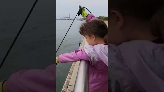 I love it when she comes out with me magnet fishing.