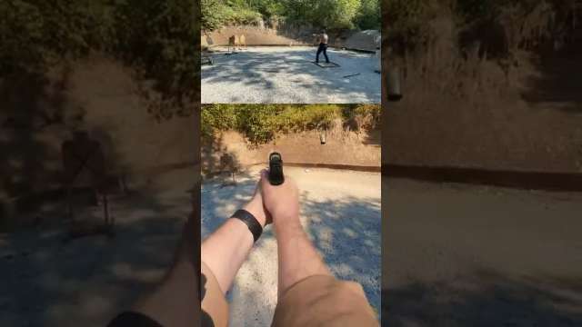13 second stage at the ASI Match, with my Walther PDP