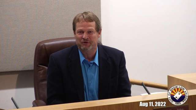 Show Low School Board Meeting for 8-11-22