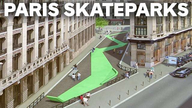 Quirky Paris Skateparks