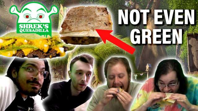 The Mr Beast Shrek Quesadilla Burger - Uh Oh Reacts