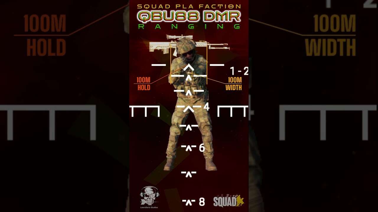 RANGING WITH CHINESE MARKSMAN SCOPE// QBU88 RANGING RETICLE