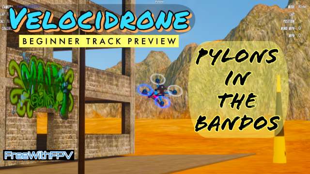 Bando Pylons | Exploring VelociDrone | Learning to Fly FPV