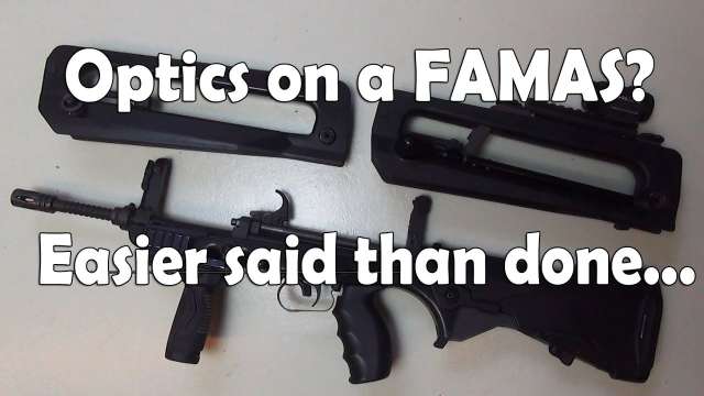 FAMAS optics mount
