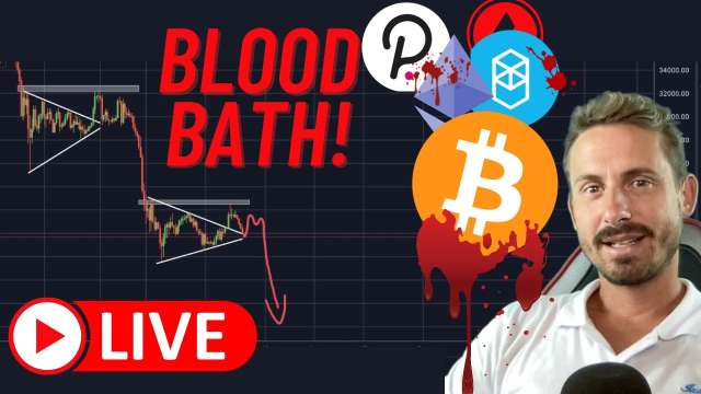 🚨DUMP FOR BITCOIN AND CRYPTO! (Live Analysis)