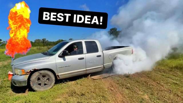 Dodge AIRBAG Fireballs!