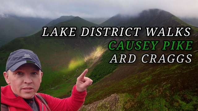Ard Craggs Via Causey Pike and the Newlands Valley.