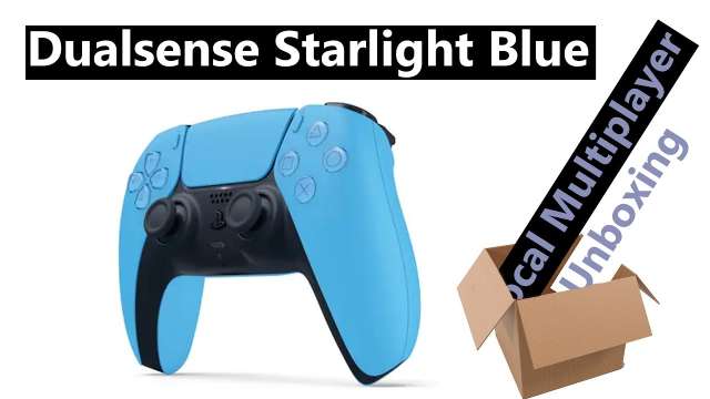 PS5 DualSense Starlight Blue - Unboxing