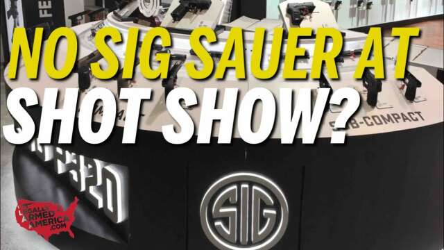 No Sig Sauer at SHOT Show again?