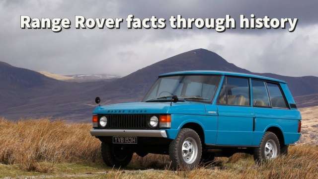 Range Rover Facts through History