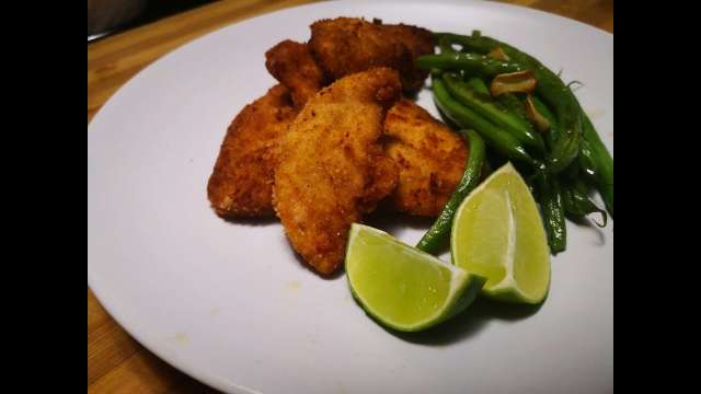 EP 30 Chicken Schnitzels with Green Beans