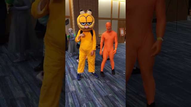 Garfield Cosplay we filmed at TBCC