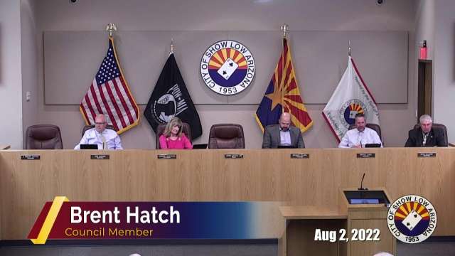Show Low City Council Meeting for 8-2-22