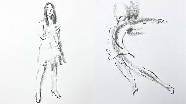 Simple steps for figure gesture drawing