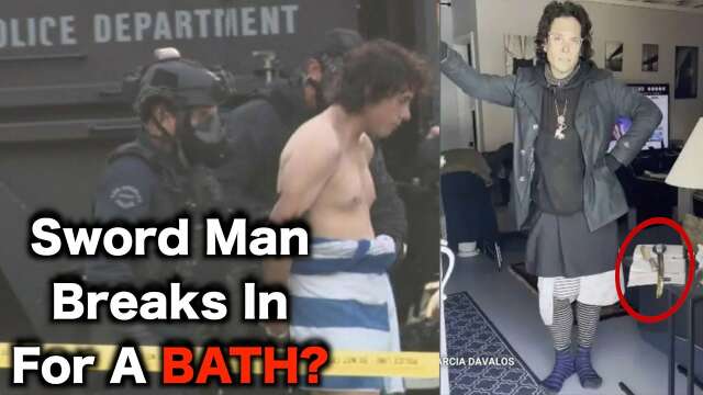 Sword Man Breaks Into LA Home