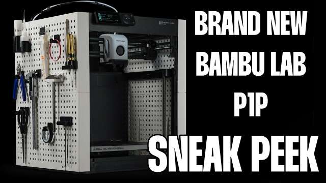 First Look at the Bambu Lab P1P