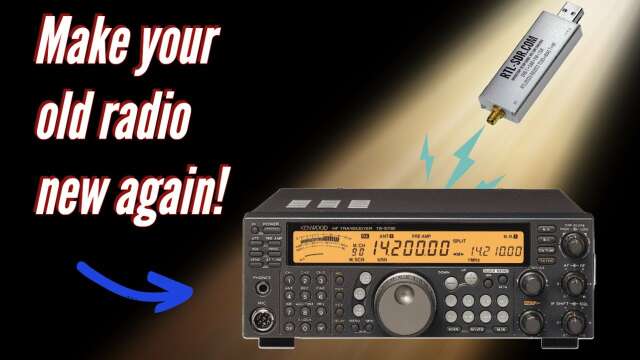 Sweet modern upgrade to vintage radio!