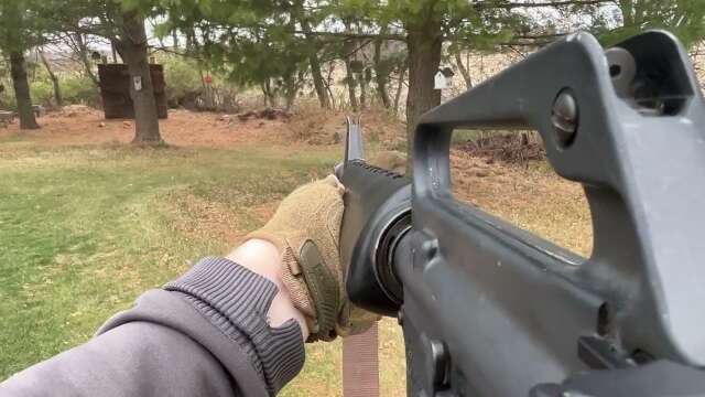 M16A1 (clone) POV firing