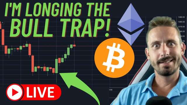 🚨ALERT! PUMP BITCOIN THEN CRASH? (Live Analysis)
