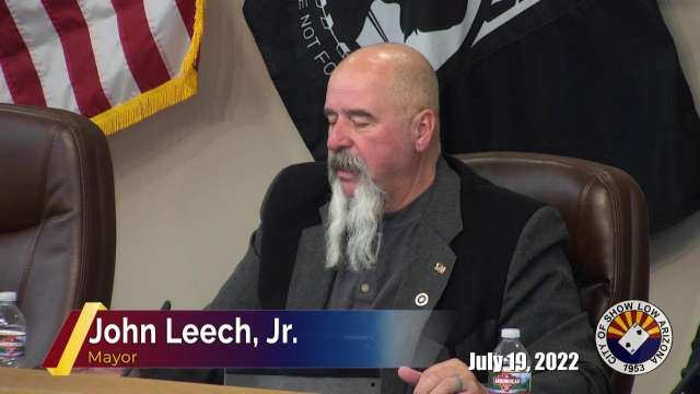 Show Low City Council Meeting for 7-19-22