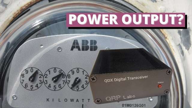 What kind of power does my QDX kit radiate?