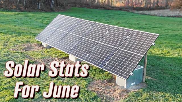 How much Solar did we Generate in June
