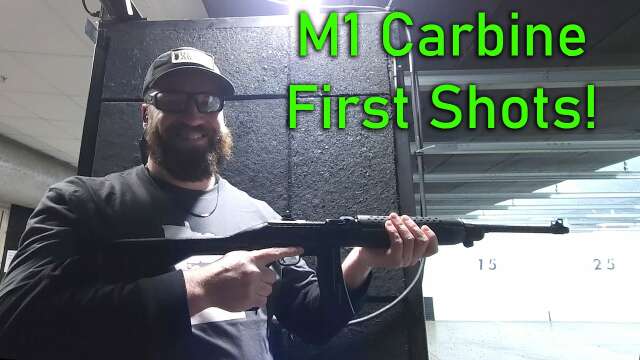 M1 Carbine First Shots!