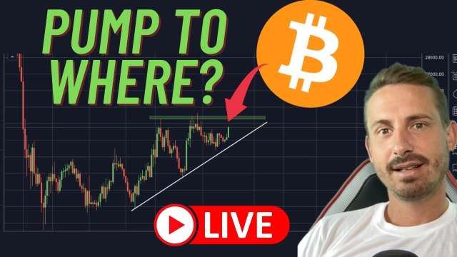 🚨PUMP FOR BITCOIN, WHERE TO? (Live Analysis)