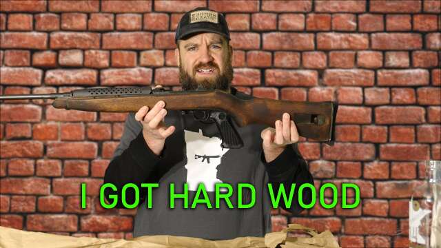 I got a wood stock for my M1 Carbine!
