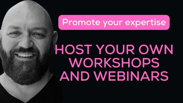 Host your own workshops and webinars (2022)