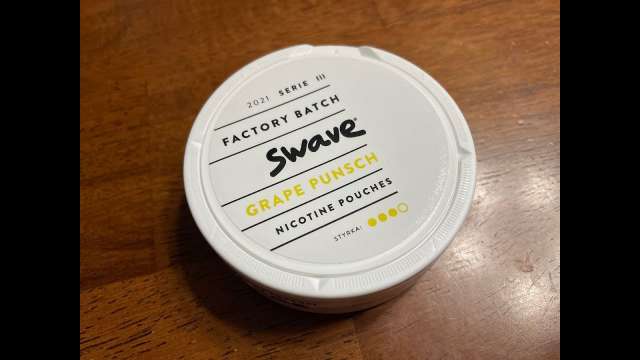 Swave Factory Batch #3 (Grape Punsch) Nicotine Pouches Review