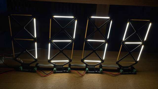 Supersize Seven Segment Display - modular version