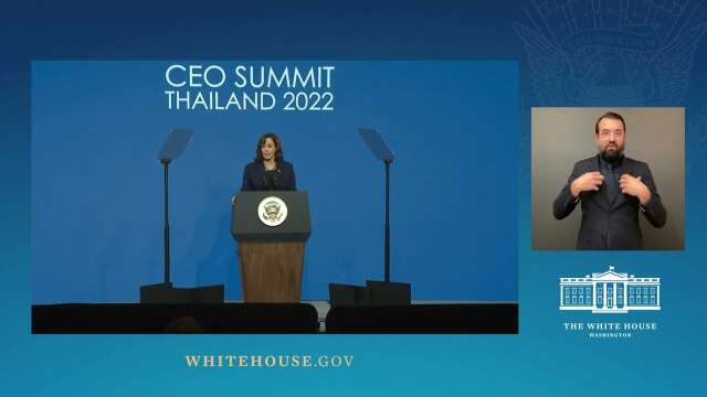 Vice President Harris Delivers Remarks at the APEC CEO Summit